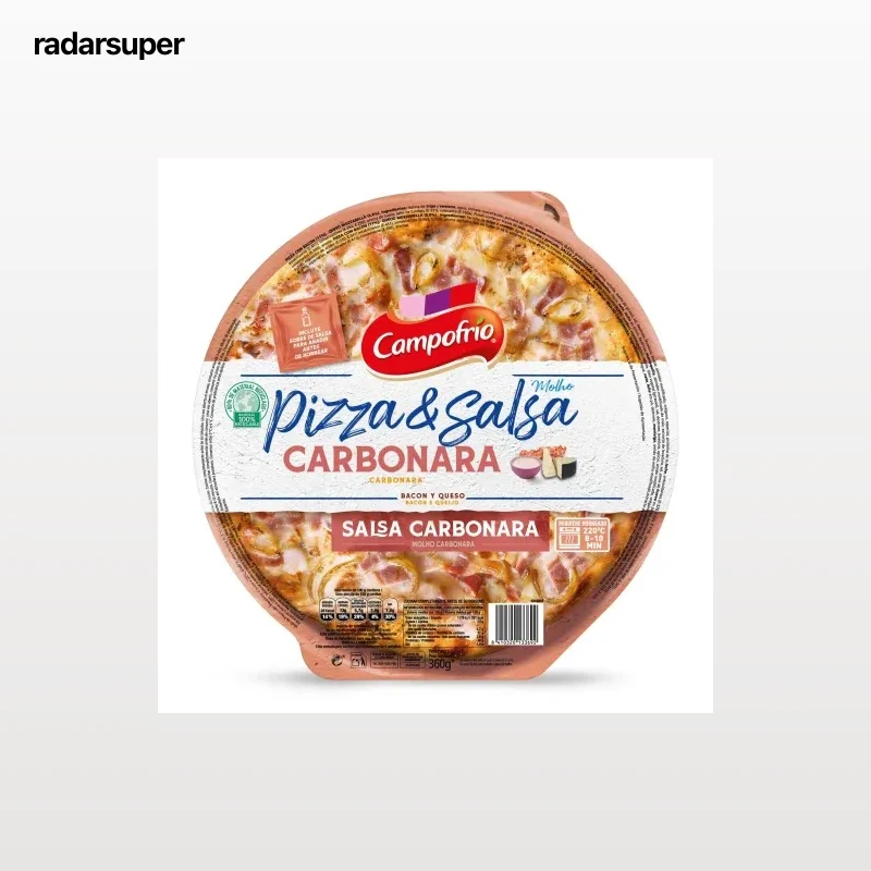 Pizza carbonara Pizza & Salsa Campofrío 360 g.