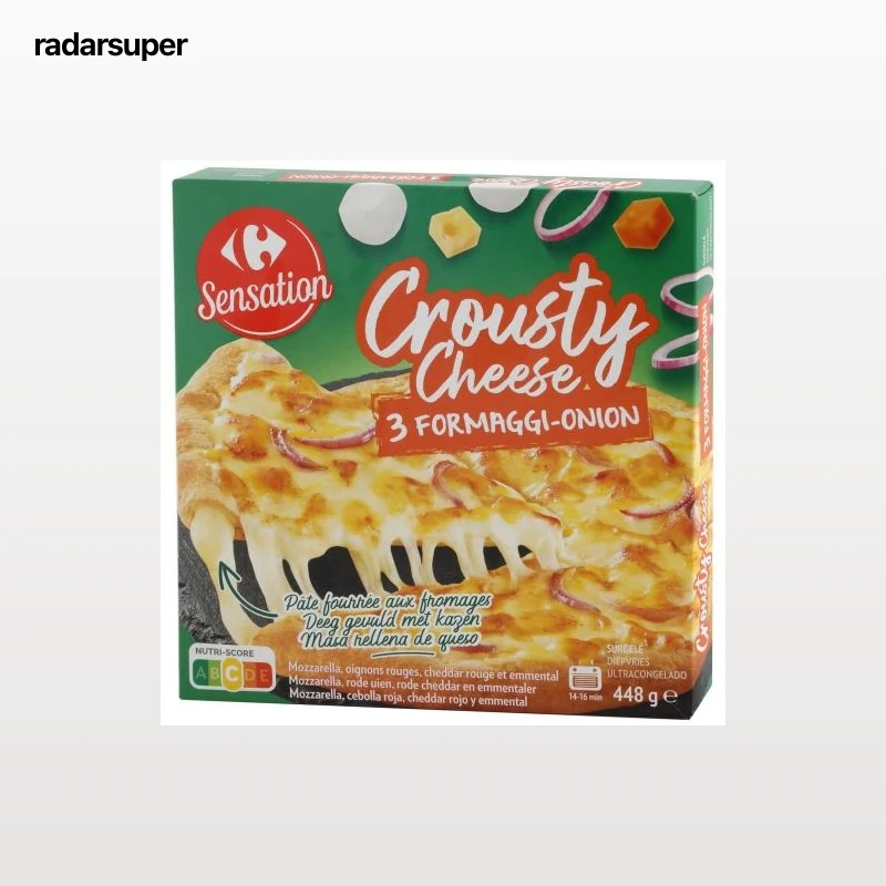 Pizza Crousty cheese Sensation Carrefour 448 g.