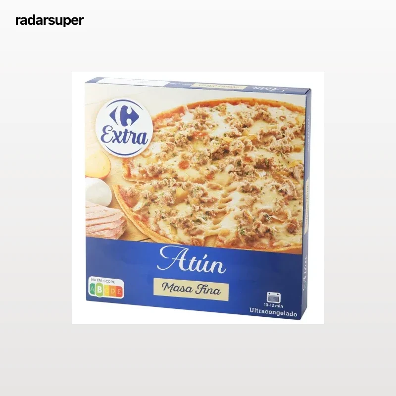 Pizza de atún Carrefour 350 g.