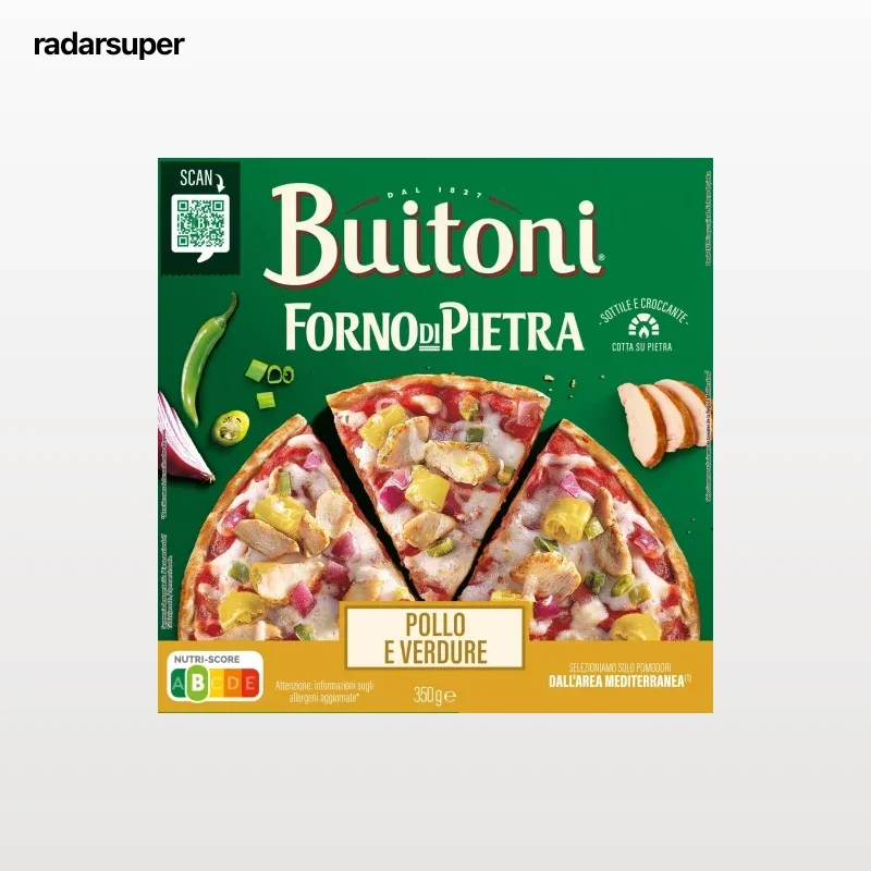 Pizza de pollo y verduras Forno di Pietra Buitoni 350 g.