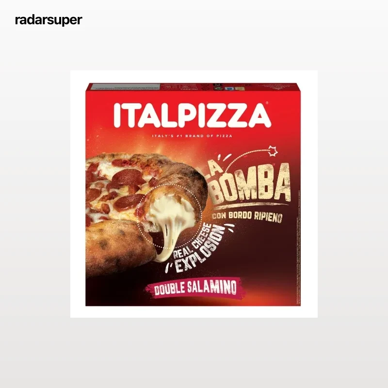 Pizza Double Salamino La Bomba Italpizza 465 g.