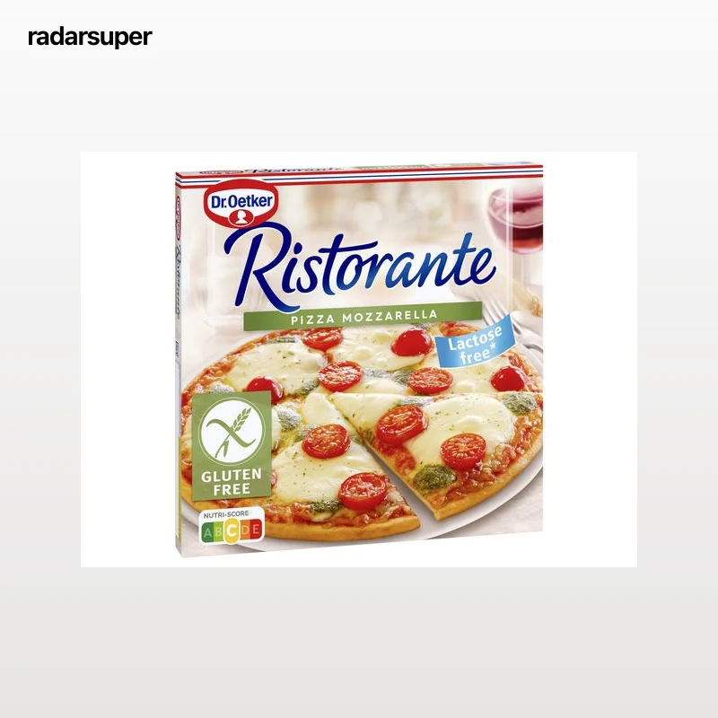 PIZZA DR.OETKER RISTORANTE SEM GLUTÉN E SEM LACTOSE MOZZARELA 370G