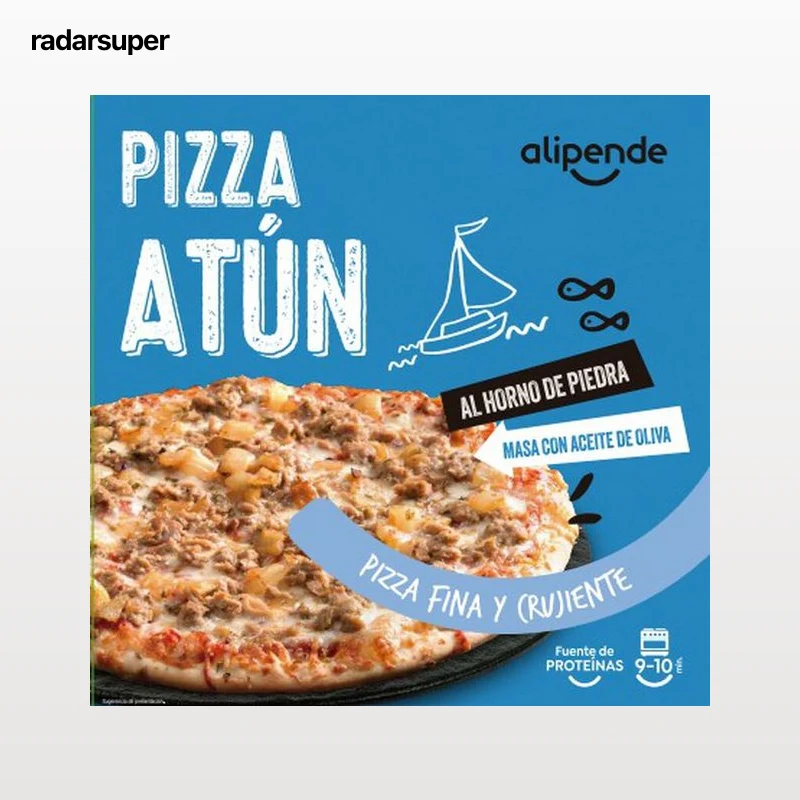 Pizza fina Alipende 375g atún