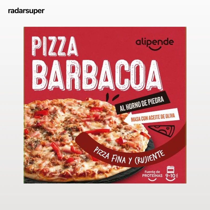 Pizza fina Alipende 400g barbacoa