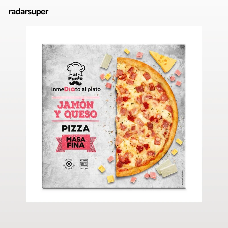 Pizza jamón y queso Dia Al Punto 350 g