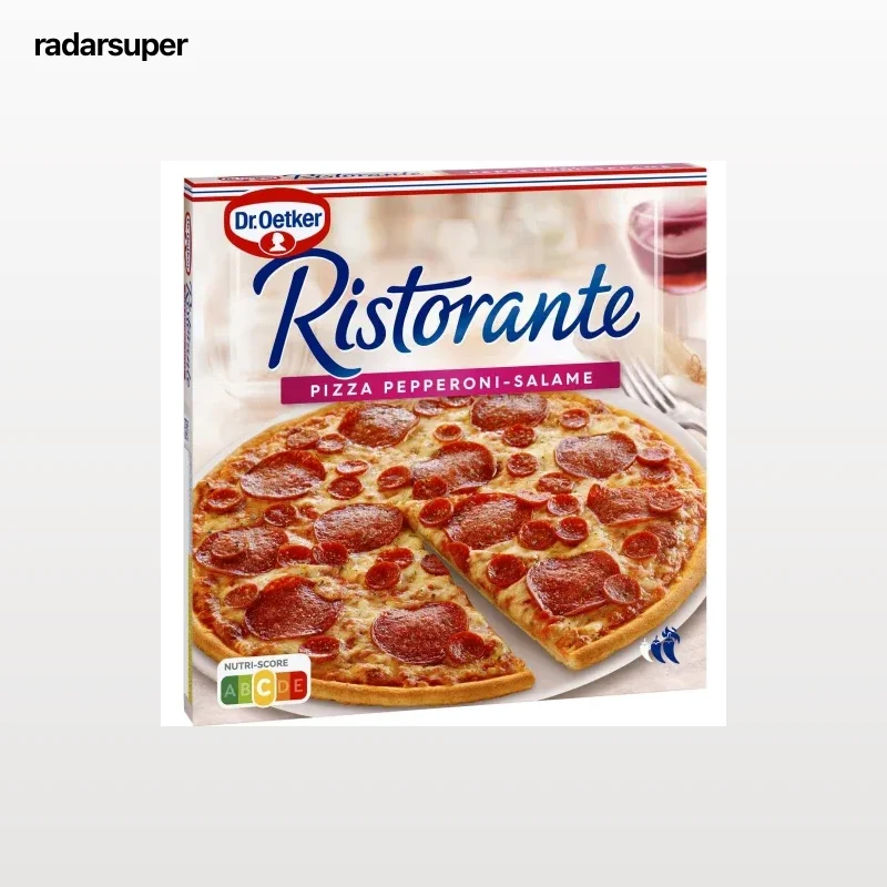 Pizza pepperoni y salame Ristorante Dr. Oetker 320 g.