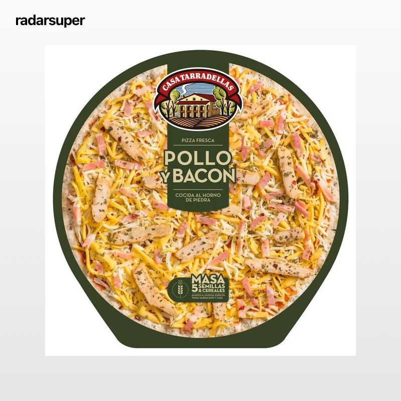 Pizza de pollo y bacon Casa Tarradellas 410g