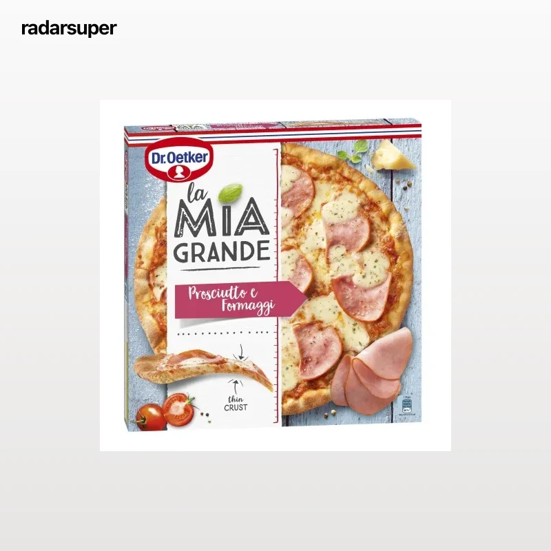 Pizza prosciutto formaggi La Mia Grande Dr. Oetker 400 g.
