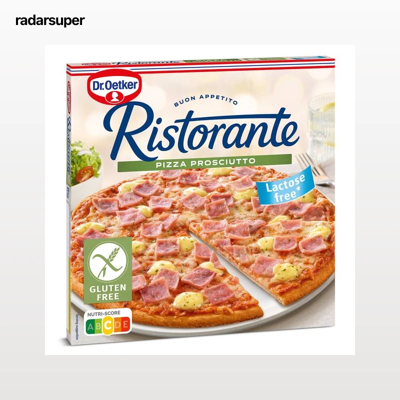 Pizza prosciutto sin gluten Dr. Oetker Ristorante 345 g