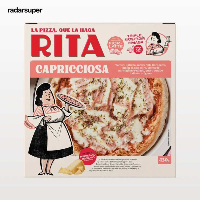 Pizza Que la haga Rita 430g capricciosa