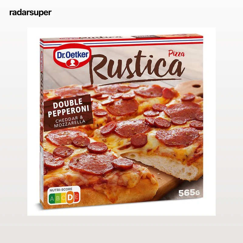 Pizza rústica doble pepperoni Dr. Oetker Ristorante 565 g