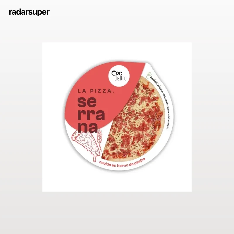 Pizza Serrana DeOro 400 g.