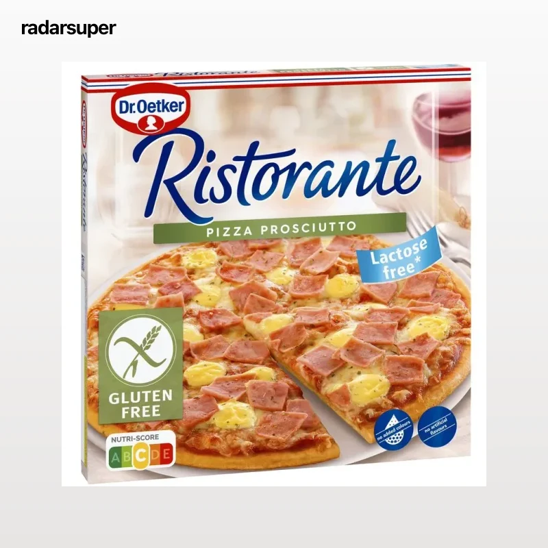 Pizza sin gluten Ristorante Dr Oetker 345g prosciuto