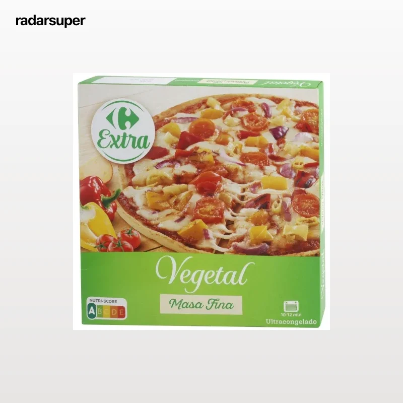 Pizza vegetal Carrefour 350 g.