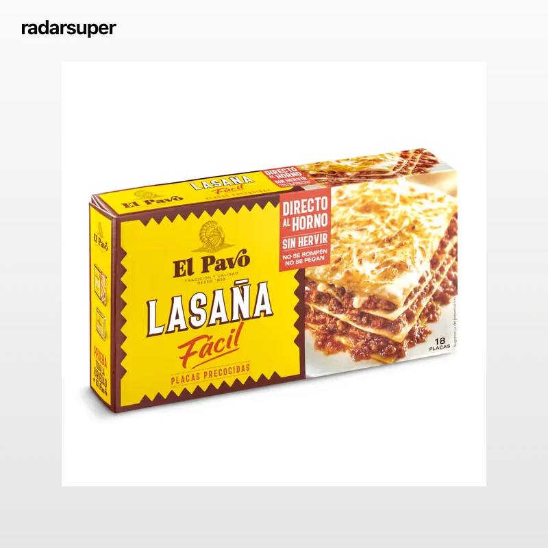 Placas para lasaña El pavo 200 g