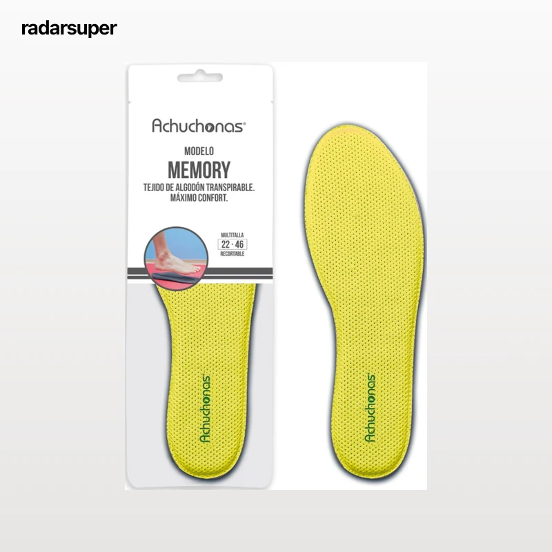 Plantilla memory transpirable Achuchonas talla 25-46