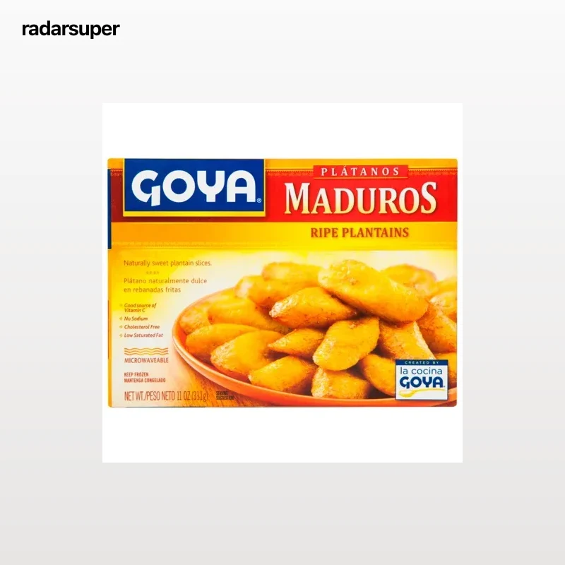 Plátano maduro en tajadas congeladas Goya 311 g.