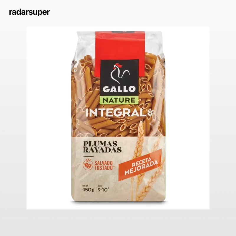 Plumas rayadas integrales Gallo 450 g