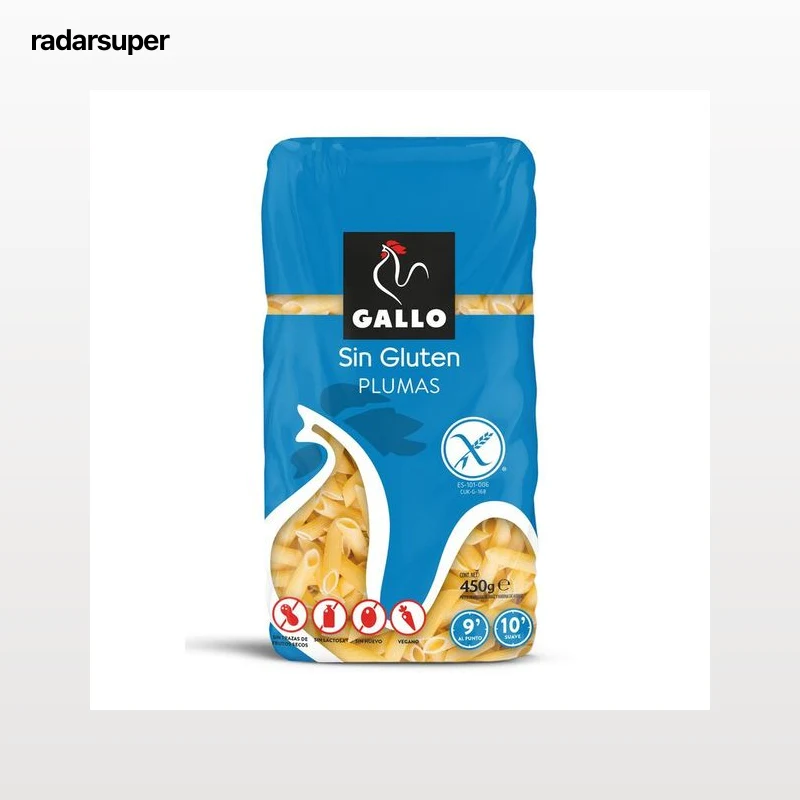 Plumas sin gluten Gallo 450g