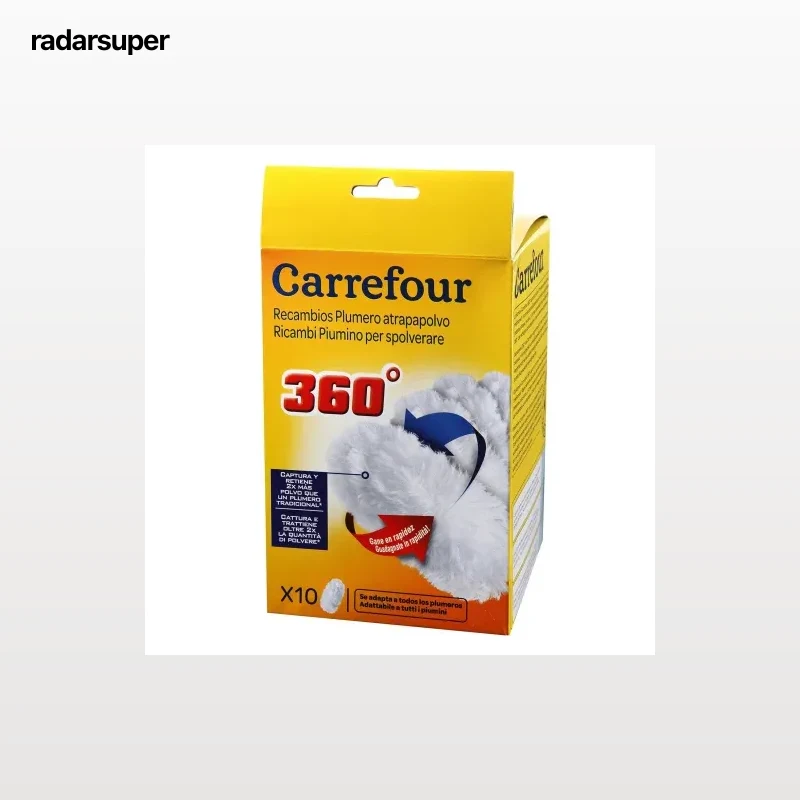 Plumero atrapapolvo Carrefour 10 ud.