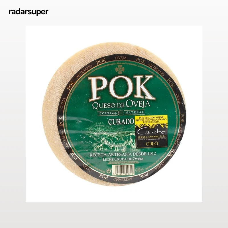 POK Queso de oveja curado puro, cuña.