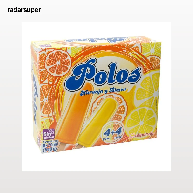 Polos Alipende 8 uds limón y naranja