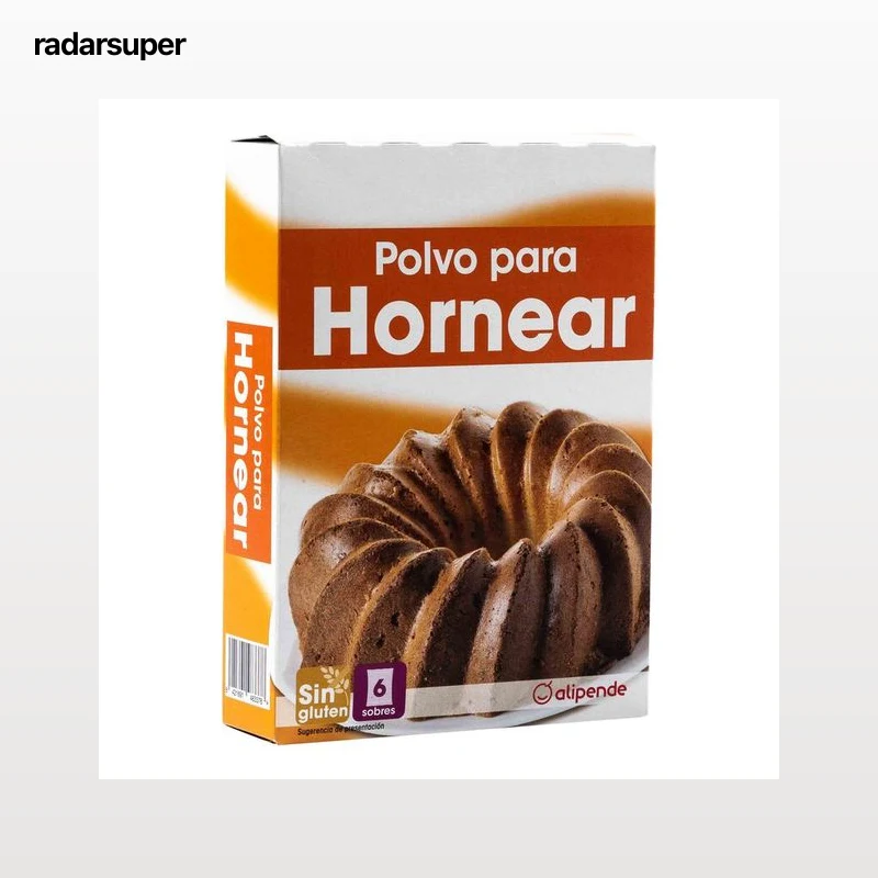 Polvo para hornear Alipende 6 sobres x 15g