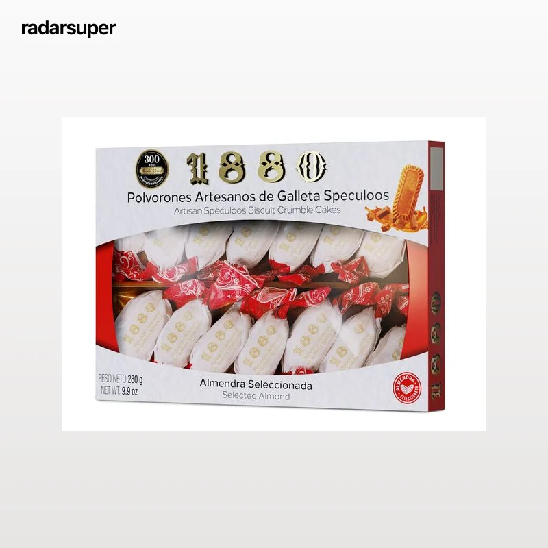 Polvorón artesano de galleta y almendra 1880 280g