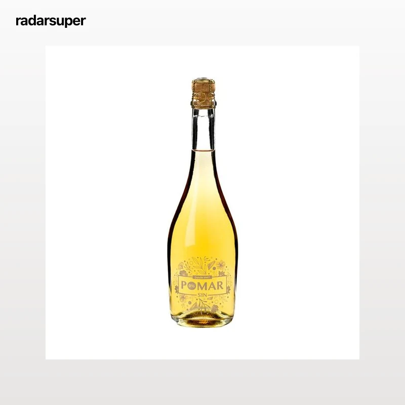 POMAR Sidra espumosa sin alcohol (0.0%) botella de 75 cl.