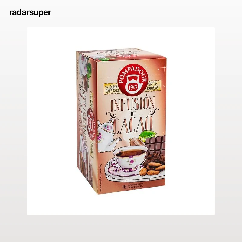 POMPADOUR Infusión de cacao 18 uds. 45 g.