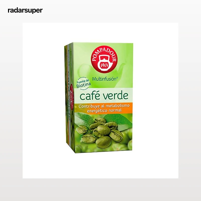 POMPADOUR Infusión café verde 20 uds. 2,2 g.