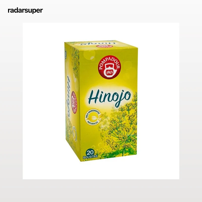 POMPADOUR Infusión de hinojo 20 uds. de 40 g,
