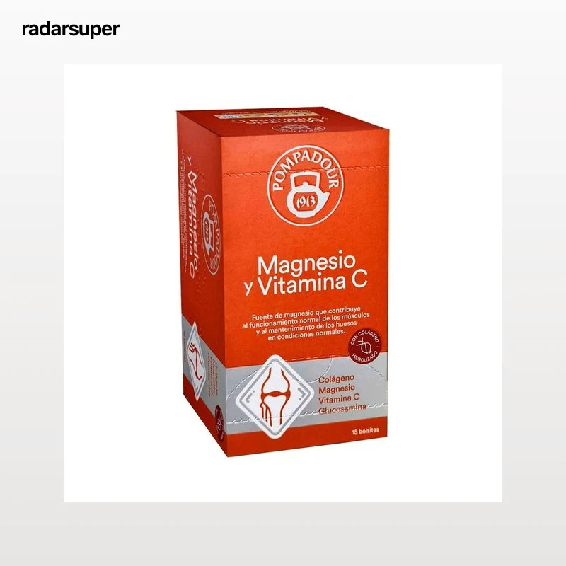 POMPADOUR Infusion de magnesio y vitamina C 15 uds. 45 g.