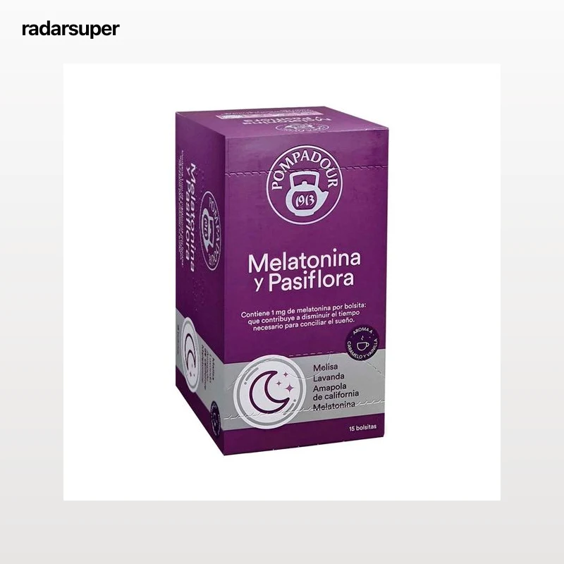 POMPADOUR Infusion de melatonina y pasiflora 15 uds 30 g.