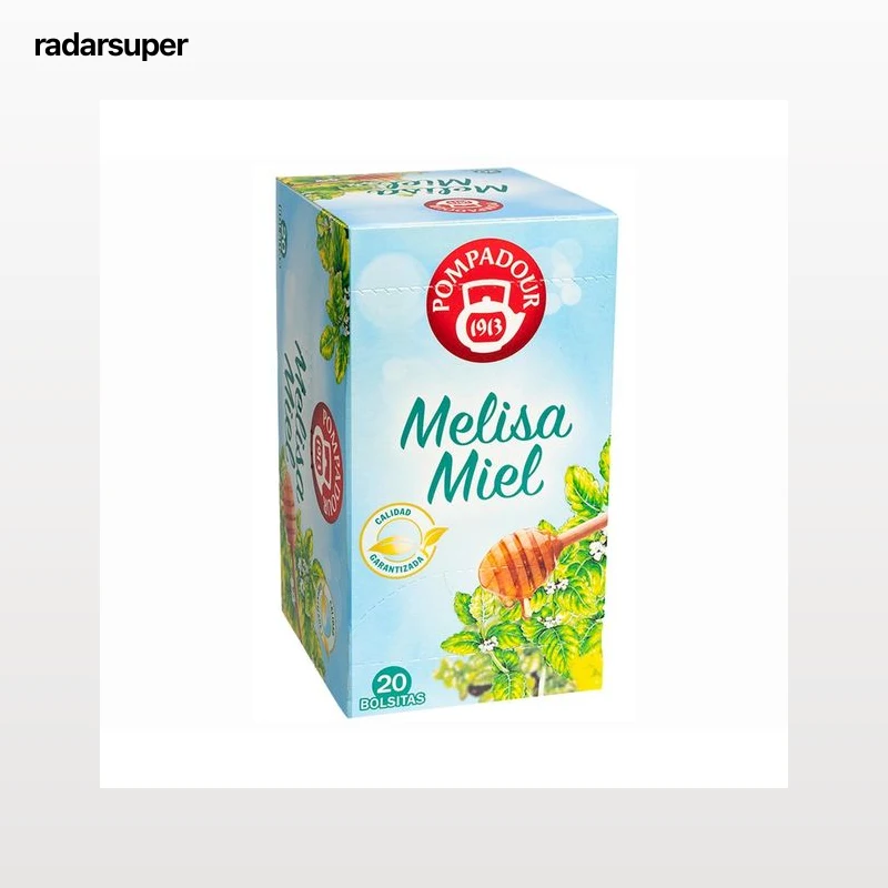 POMPADOUR Infusión melisa miel 20 uds. 35 g.