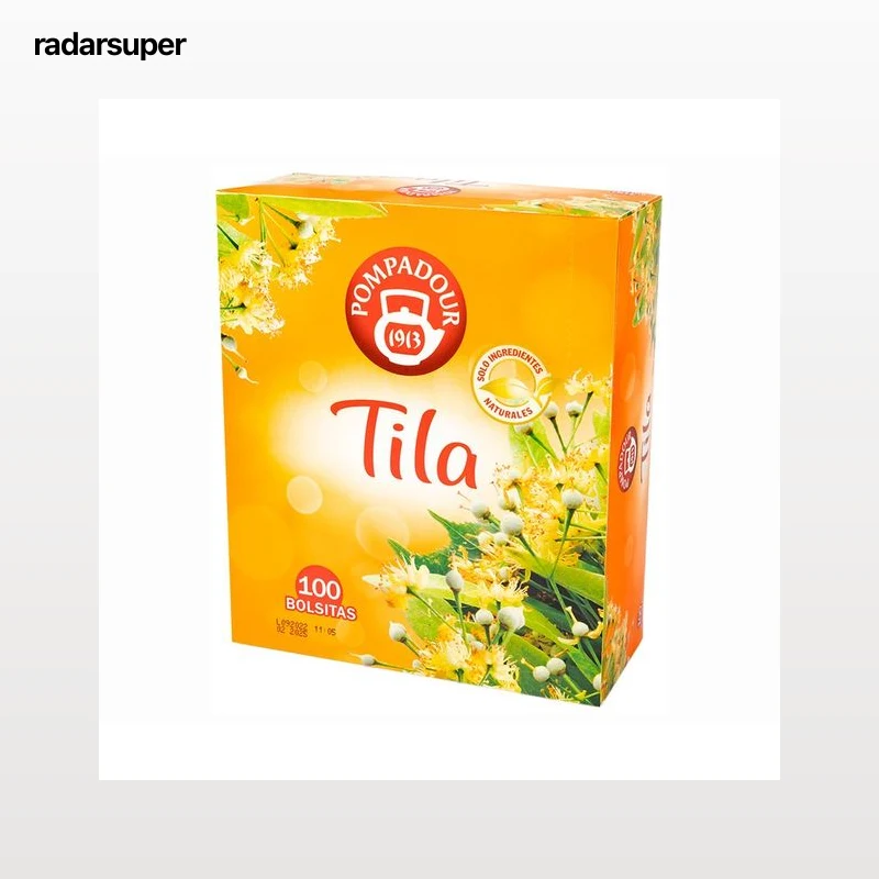 POMPADOUR Infusión de tila 100 uds. 110 g.