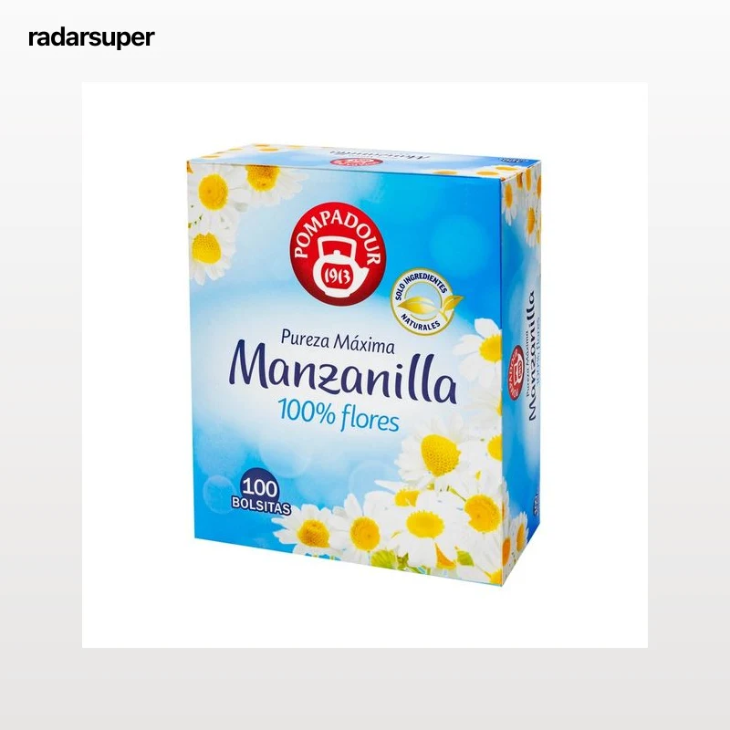 POMPADOUR Manzanilla 100 uds. 90 g.