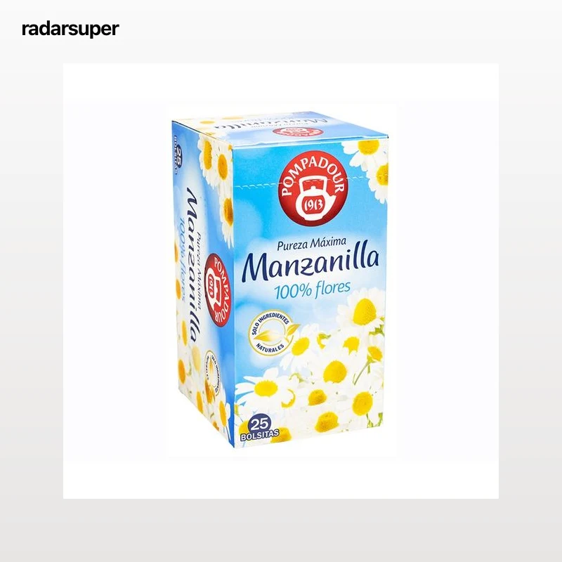 POMPADOUR Manzanilla 25 uds. 27 g.
