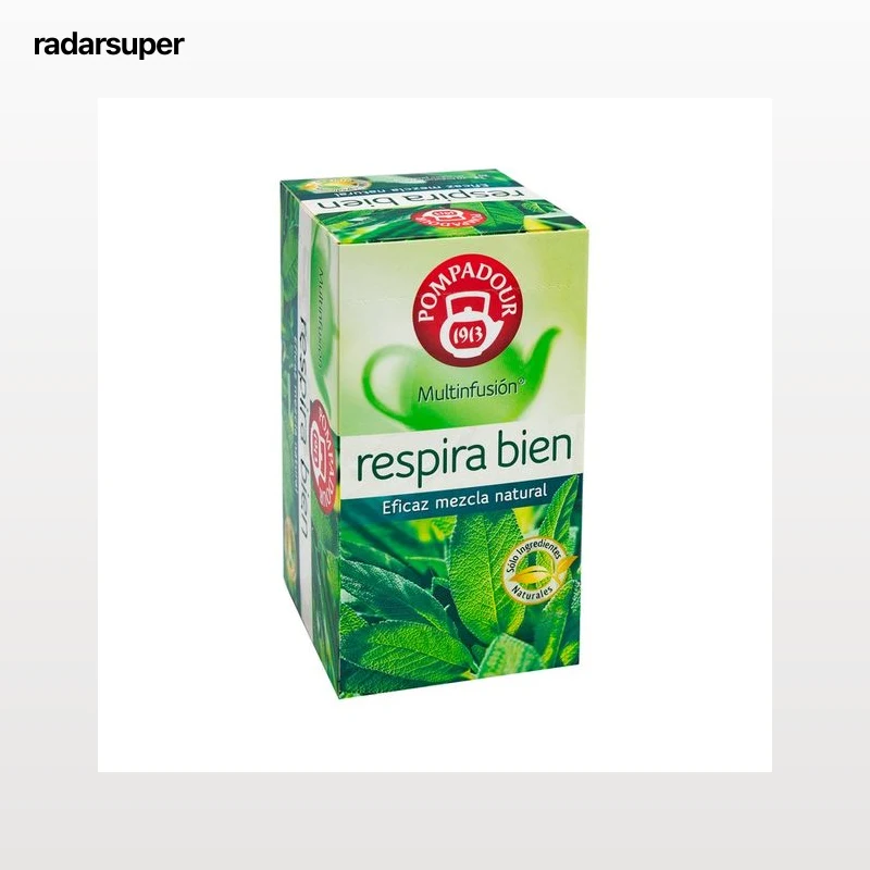 POMPADOUR Multinfusión respira bien 20 uds. de 2 g,