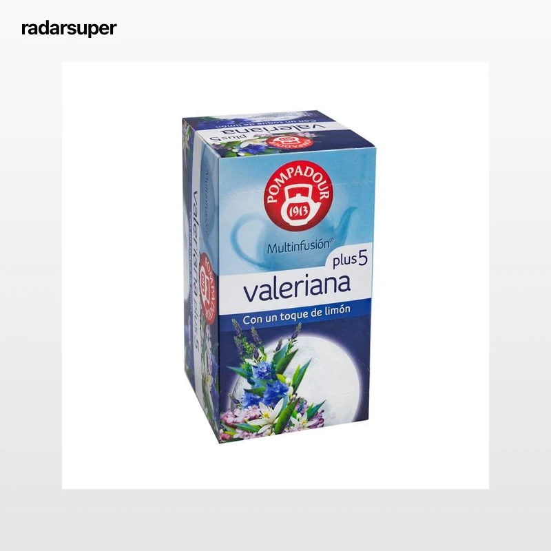 POMPADOUR Multinfusión valeriana plus 5, 20 uds. 40 g,