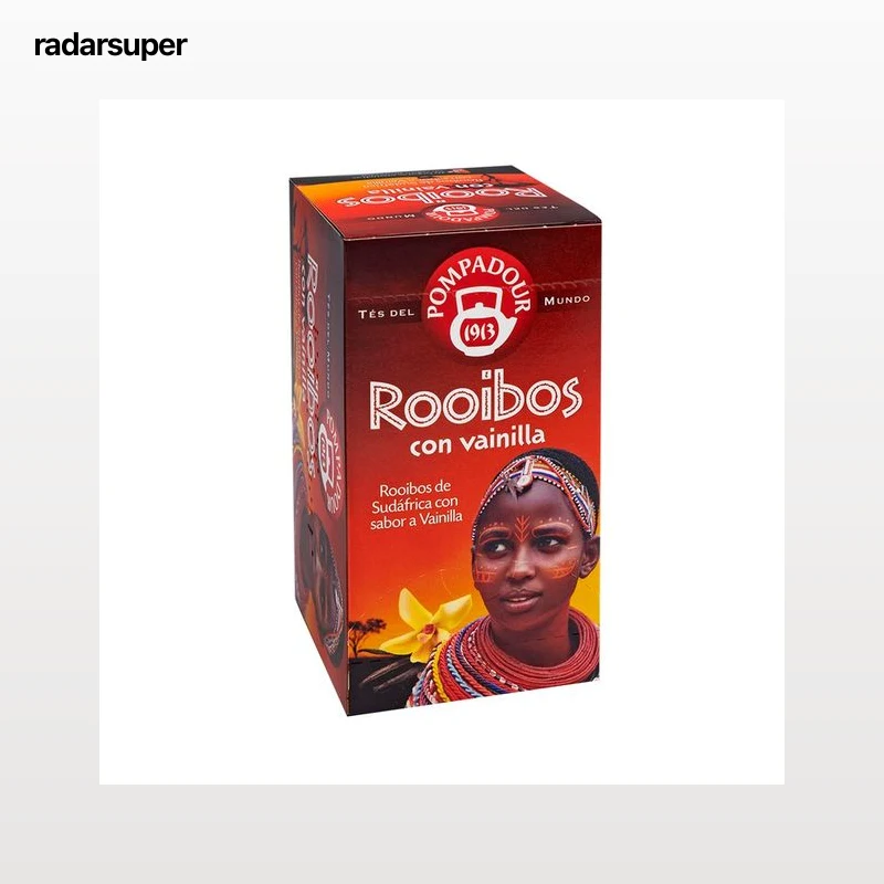 POMPADOUR Rooibos con sabor vainilla 20 uds. 40 g.