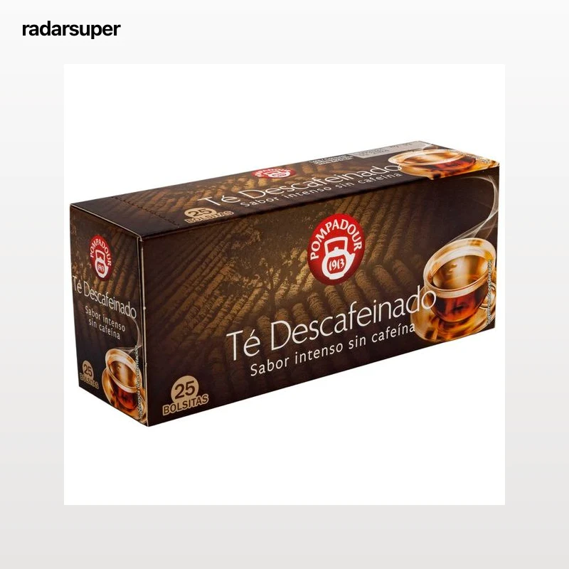 POMPADOUR Té descafeinado 25 uds. 35 g.