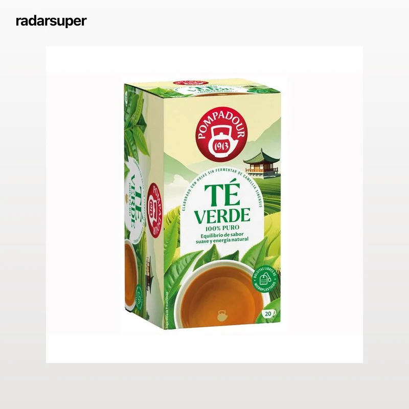 POMPADOUR Té verde 20 uds. 30 g.