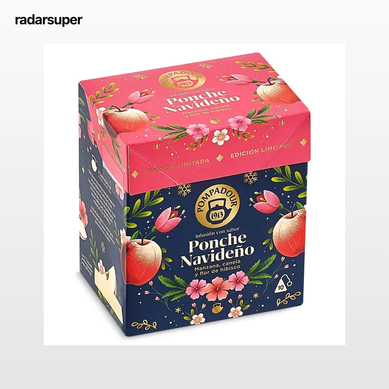 Ponche navideño Pompadour 10 unidades