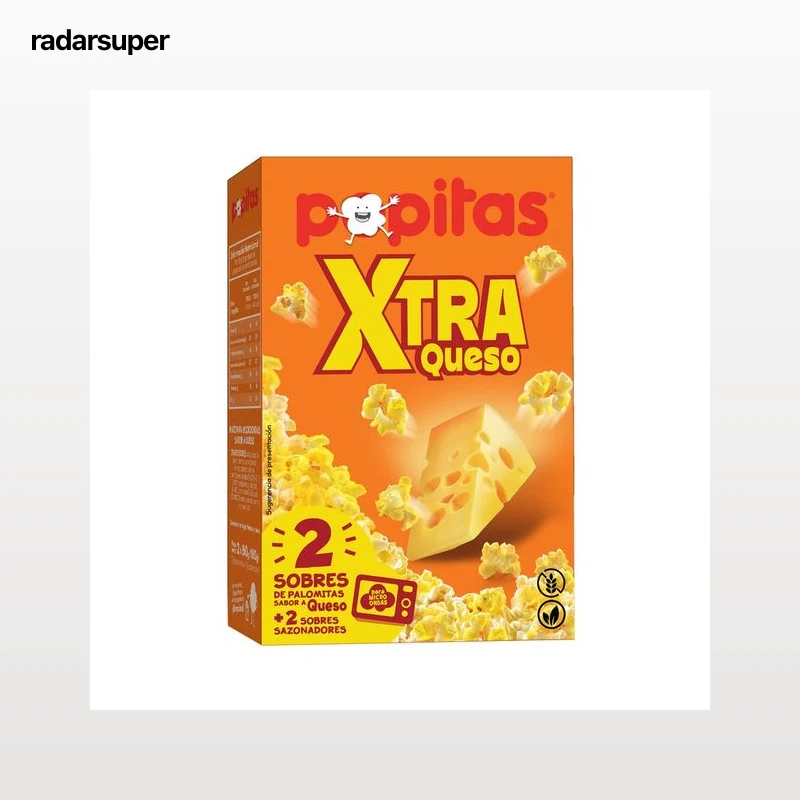 POPITAS Palomitas Xtra Queso 2x80 gr.