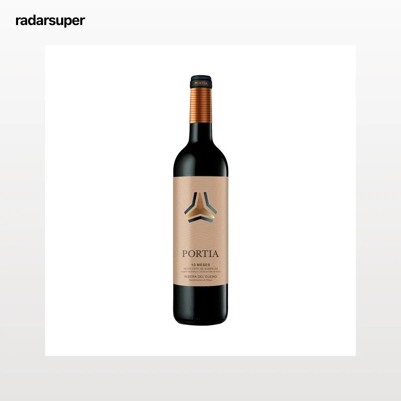 PORTIA Selección de barricas Vino tinto roble con D.O. Ribera del Duero botella 75 cl.
