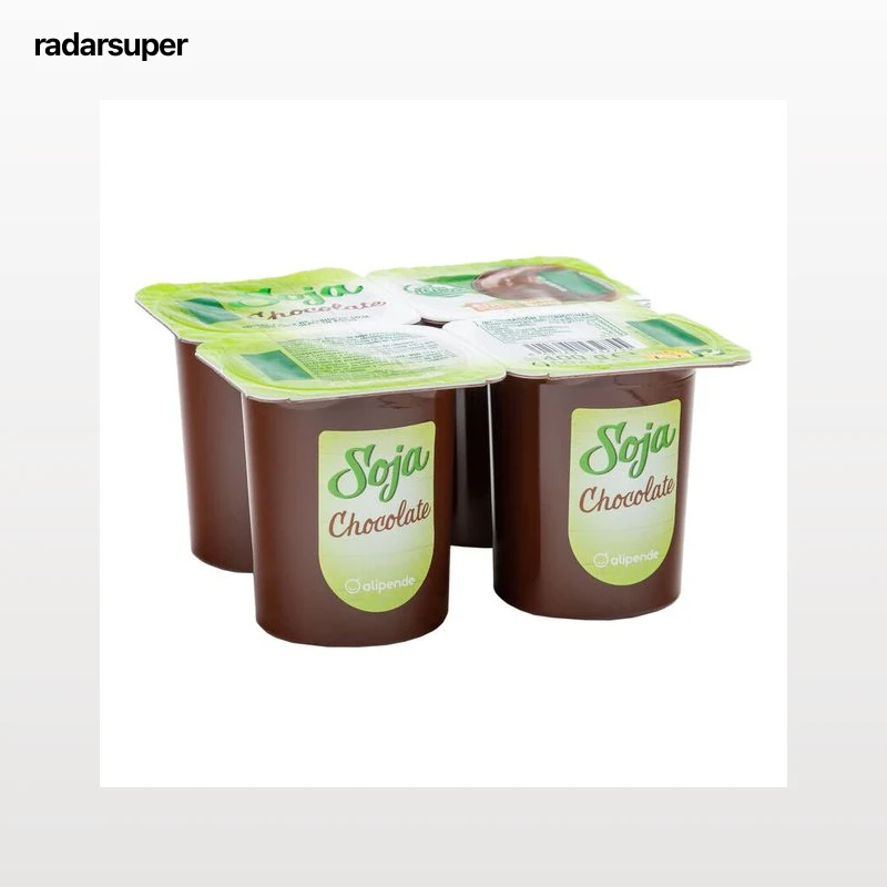Postre a base de soja Alipende pack 4 chocolate