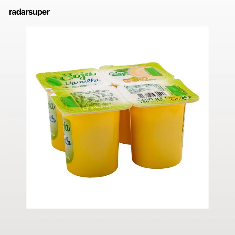 Postre a base de soja Alipende pack 4 vainilla