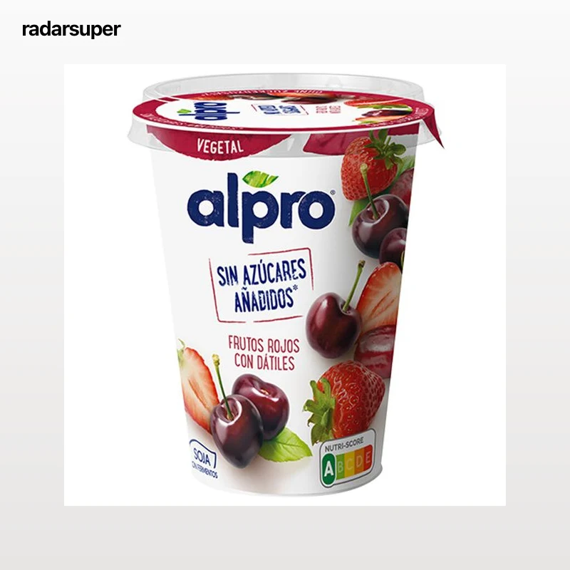 Postre Alpro 400g frutos rojos y dátiles