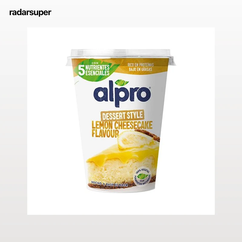 Postre Alpro Danone estilo dessert lemon cheesecake con 400g